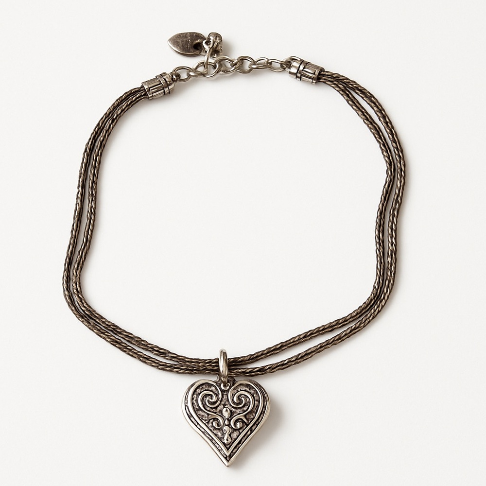 Brighton Silver Heart Pendant Necklace